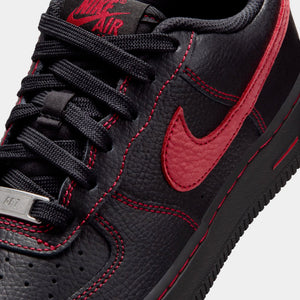 Nike Air Force 1 LV8 GS 'Black/Black/Black/University Red'