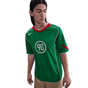 Nike T90 Dri-Fit Soccer Jersey 'Classic Green/Sport Red/White/White'