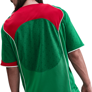Nike T90 Dri-Fit Soccer Jersey 'Classic Green/Sport Red/White/White'