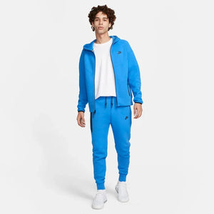Nike Sportswear Tech Fleece Windrunner Full Zip Hoodie 'Light Photo Blue/Black'