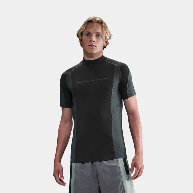 Nike Tech Dri-FIT Short-Sleeve Base Layer Top 'Black/Anthracite'
