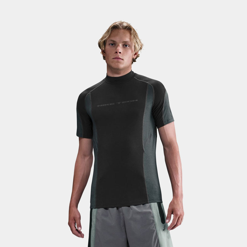 Nike Tech Dri-FIT Short-Sleeve Base Layer Top 'Black/Anthracite'
