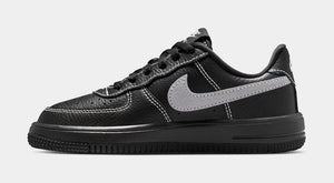 Nike Force 1 Low LV8 3 PS 'Black/Black/Black/Wolf Grey'