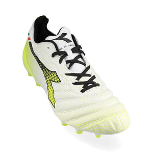 Diadora Brasil Elite Tech GR Made in Italy LPX 'White Yellow Fluorescent'