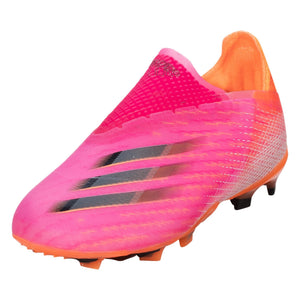 Adidas X Ghosted+ Laceless FG J 'Shock Pink'