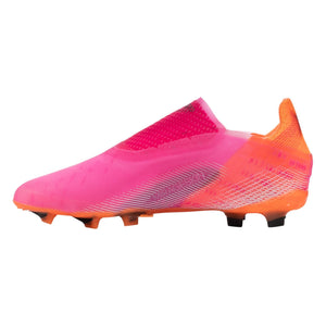 Adidas X Ghosted+ Laceless FG J 'Shock Pink'