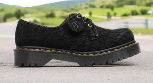 Dr. Martens 1461 Bex Made in England Emboss Suede Oxford 'Black'