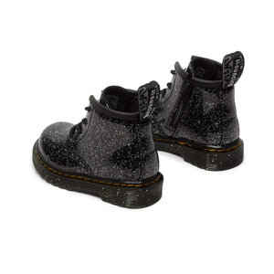 Dr. Martens 1460 Glitter Ankle Boot Toddler 'Black Cosmic Glitter'