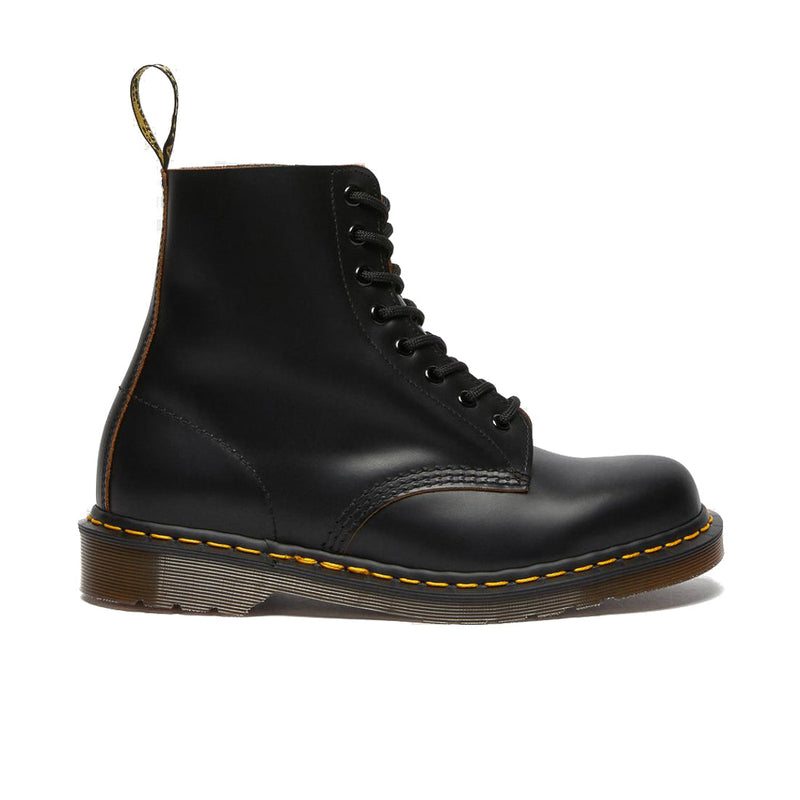 Dr. Martens 1460 Vintage Made In England Lace Up Boot 'Black Quilon'