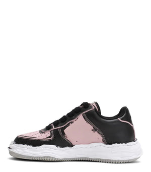 Maison Mihara Yasuhiro Wayne OG Sole Printed Leather Low 'Black Pink'