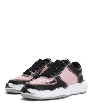 Maison Mihara Yasuhiro Wayne OG Sole Printed Leather Low 'Black Pink'