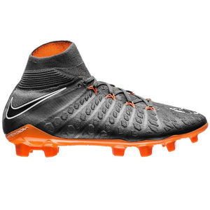 Nike Hypervenom 3 Elite DF FG GS 'Dark Grey Total Orange'