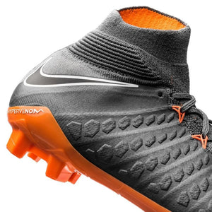 Nike Hypervenom 3 Elite DF FG GS 'Dark Grey Total Orange'
