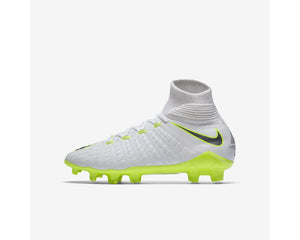 Nike Hypervenom Phantom 3 Elite DF FG GS 'White Volt'