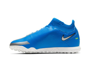 Nike Phantom GT Club DF TF GS 'Photo Blue Metallic Silver'