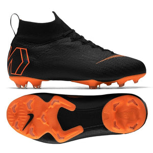 Nike Mercurial Superfly 6 Elite FG GS 'Black Total Orange'