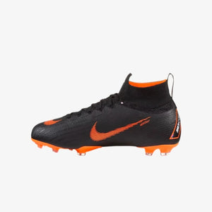 Nike Mercurial Superfly 6 Elite FG GS 'Black Total Orange'
