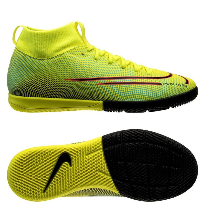 Nike Mercurial Superfly 7 Academy MDS IC GS 'Lemon Venom Aurora'