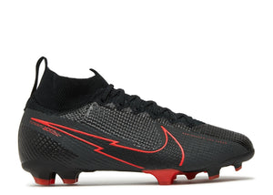 Nike Mercurial Superfly 7 Elite FG GS 'Chile Red Pack - Black'