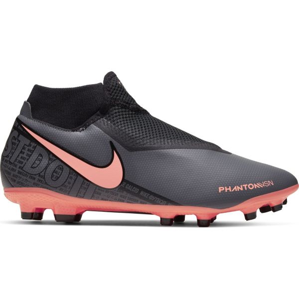 Nike Phantom Vision Academy DF FG MG 'Dark Grey Bright Mango'
