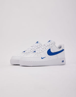 Nike Air Force 1 Low '07 'Carbon Fiber Swoosh - White Game Royal'
