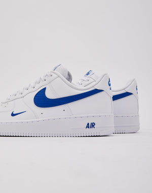 Nike Air Force 1 Low '07 'Carbon Fiber Swoosh - White Game Royal'