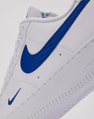 Nike Air Force 1 Low '07 'Carbon Fiber Swoosh - White Game Royal'