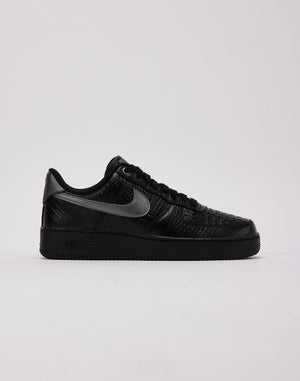Nike Air Force 1 '07 'Triple Black Croc'