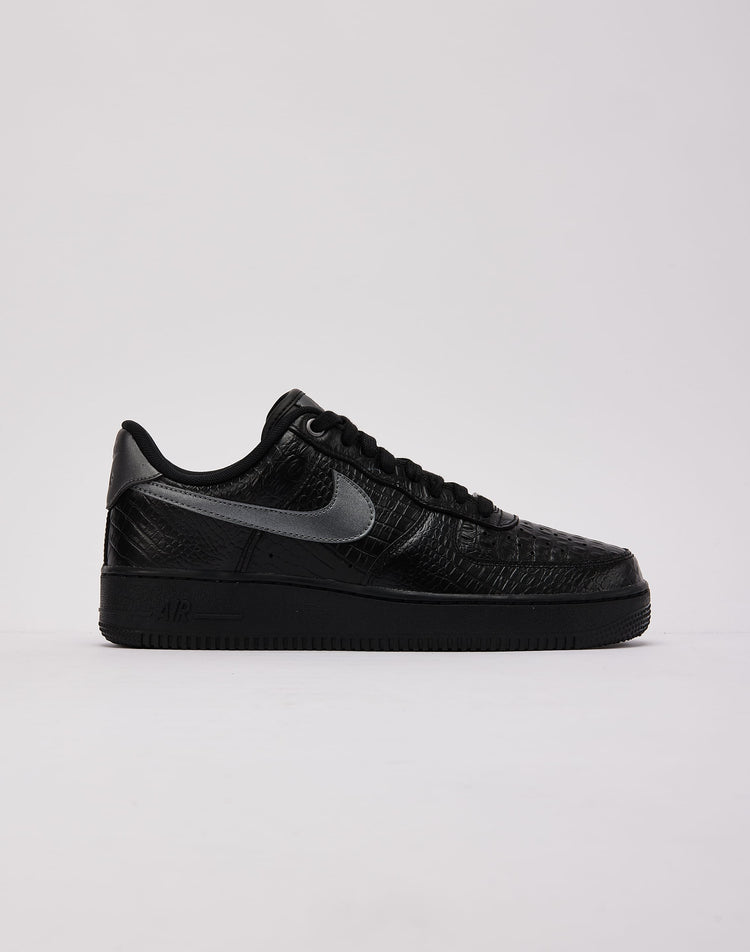 Nike Air Force 1 '07 'Triple Black Croc'