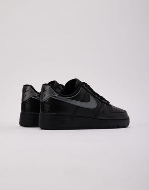 Nike Air Force 1 '07 'Triple Black Croc'