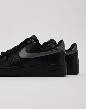 Nike Air Force 1 '07 'Triple Black Croc'