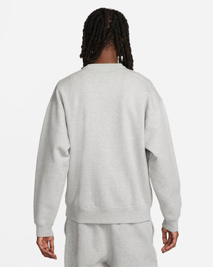 Nike Solo Swoosh Fleece Crewneck 'Grey'