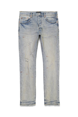 PURPLE BRAND Oil Repair Slim Straight 'Super Light Indigo'