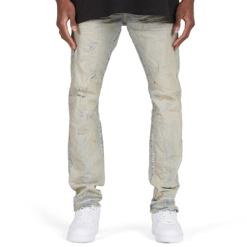 PURPLE BRAND Oil Repair Slim Straight 'Super Light Indigo'