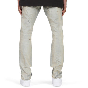 PURPLE BRAND Oil Repair Slim Straight 'Super Light Indigo'