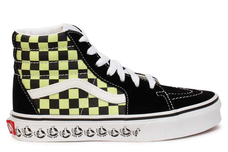 Vans BMX Sk8-Hi Zip Kids 'Black Sharp Green'