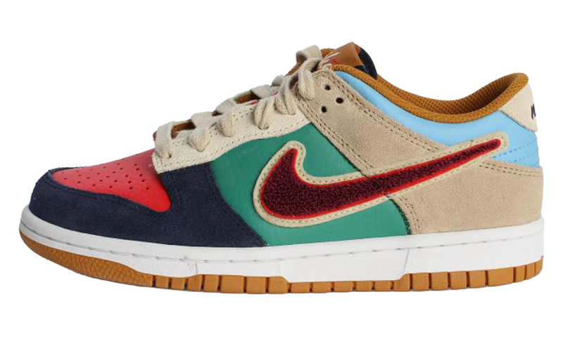 Nike Dunk Low GS 'Midnight Navy Noise Green'